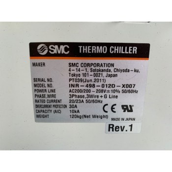 SMC INR-498-012D-X007 THERMO CHILLER